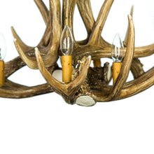 Charger l&#39;image dans la galerie, Mule Deer 6 Antler Chandelier - Muskoka Fire Pits