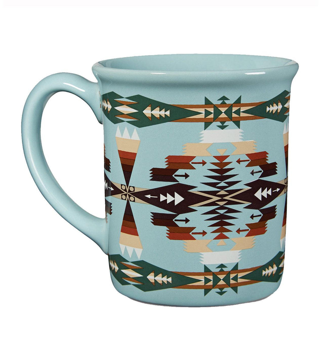 Tucson Aqua Pendleton Mug - Muskoka Fire Pits