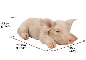 Sleeping Baby Pig Statue - Muskoka Fire Pits