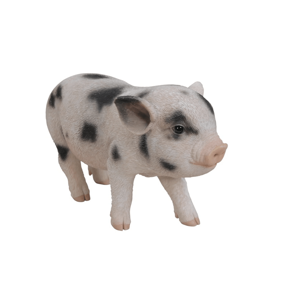 Baby Spotted Pig Statue - Muskoka Fire Pits