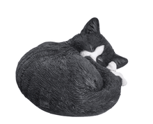 Load image into Gallery viewer, Sleeping Black Cat Statue - Muskoka Fire Pits