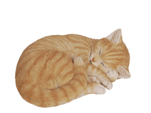 Load image into Gallery viewer, Sleeping Orange Cat Statue - Muskoka Fire Pits