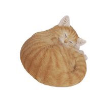 Load image into Gallery viewer, Sleeping Orange Cat Statue - Muskoka Fire Pits