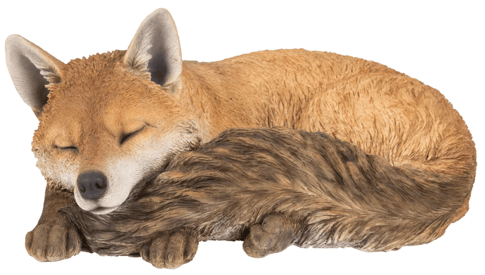 Fox Sleeping Statue - Muskoka Fire Pits