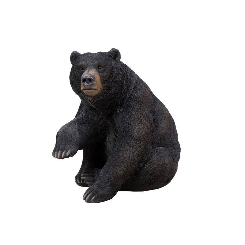 Outdoor Seated Bear Statue - Muskoka Fire Pits