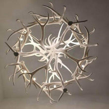 Charger l&#39;image dans la galerie, Elk 15 Antler CHandelier - Muskoka Fire Pits