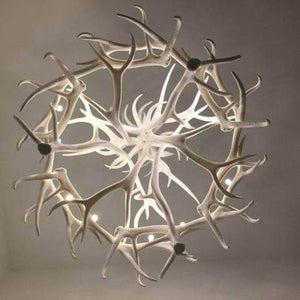 Elk 15 Antler CHandelier - Muskoka Fire Pits