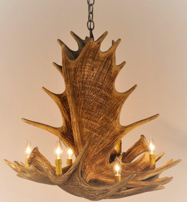 Moose 4 Antler Chandelier - Muskoka Fire Pits