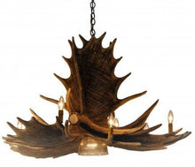 Load image into Gallery viewer, Moose 6 Antler Chandelier - Muskoka Fire Pits