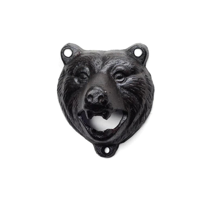 Cast Iron Bear Head Bottle Opener - Muskoka Fire Pits