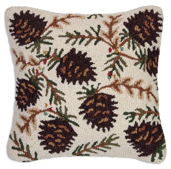 Large White Pinecone Pillow - Muskoka Fire Pits