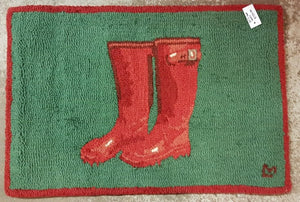 Red Boots Rug 2x3
