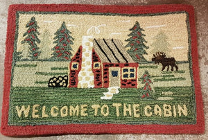 Welcome to the Cabin Rug 2x3