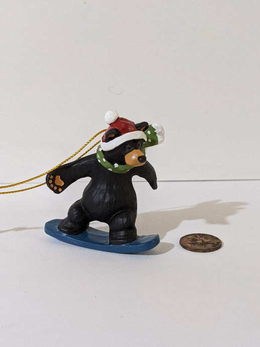 Ornament- Snowboarding Bear