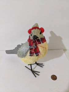 Ornament- Christmas Bird Earmuffs