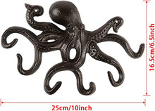 Charger l&#39;image dans la galerie, Cast Iron Octopus Hook