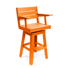 Load image into Gallery viewer, Swivel Pub Chair with Arms