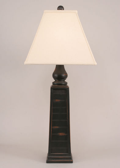 Table Lamp-Black Pyramid