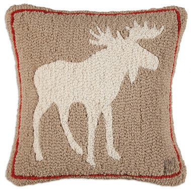 Large Khaki Moose Pillow