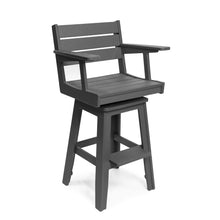 Load image into Gallery viewer, Swivel Pub Chair with Arms