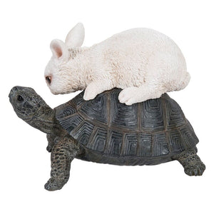 Outdoor Tortoise and Hare Statue