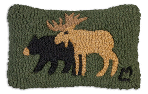 Mini Moose & Bear Pillow