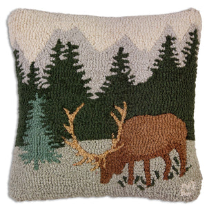 Large Elk Pillow