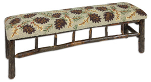 Pine Cone Bench 48"