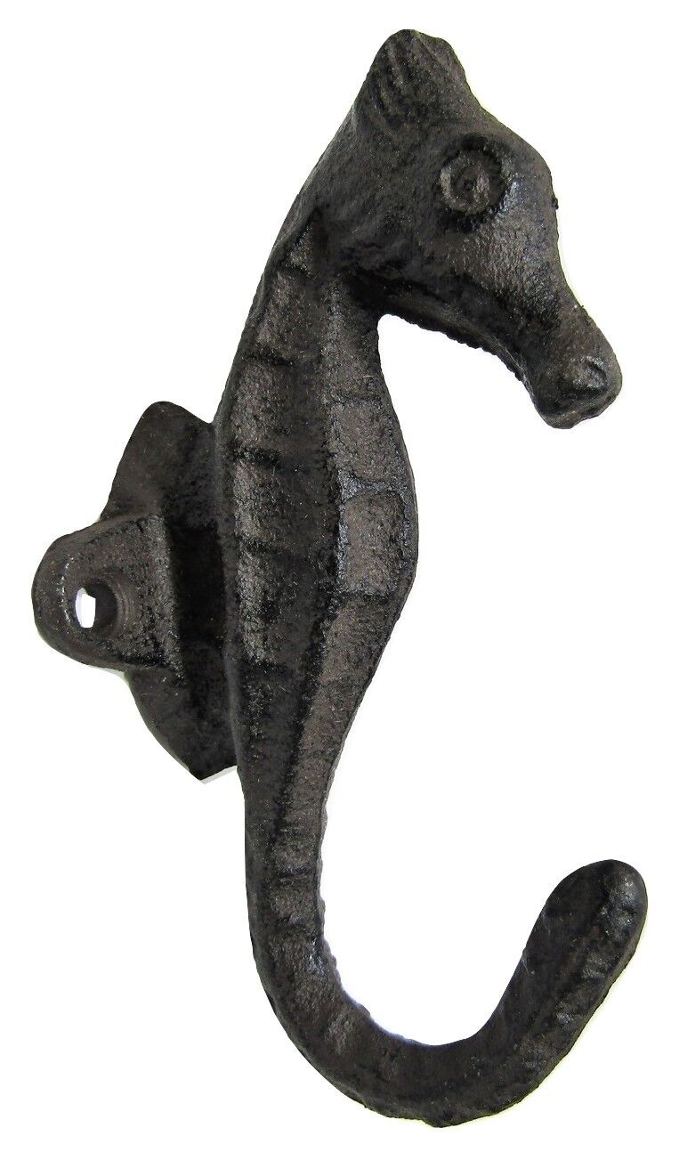 Cast Iron Seahorse Hook
