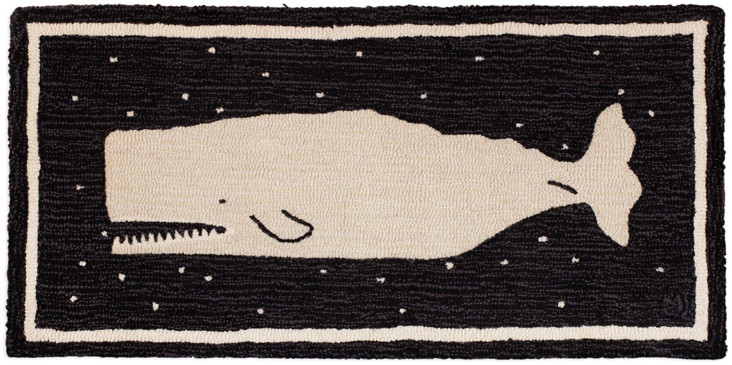 White Whale Rug 2x4